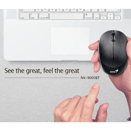 Mouse Genius RS2 NX-9000BT V2 | Inalámbrico Bluetooth | 1600 DPI | Conexión Estable | Diseño Ergonómico