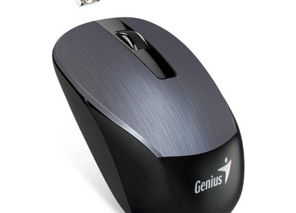 Mouse Genius NX-7015 vista lateral mostrando diseño ergonómico contorneado ambidiestro