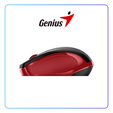 Mouse Genius RS2 NX-8006S | Inalámbrico | 2.4GHz | Receptor USB | 1200 DPI | Rojo