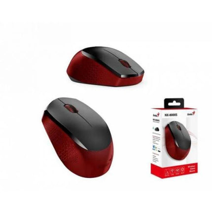 Mouse Genius RS2 NX-8000S | Inalámbrico | Con Receptor USB | 1200 DPI | Negro