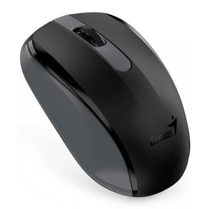Mouse Genius RS2 NX-8008S | Inalámbrico | 1200 DPI | Receptor USB | Diseño Ambidiestro | Negro