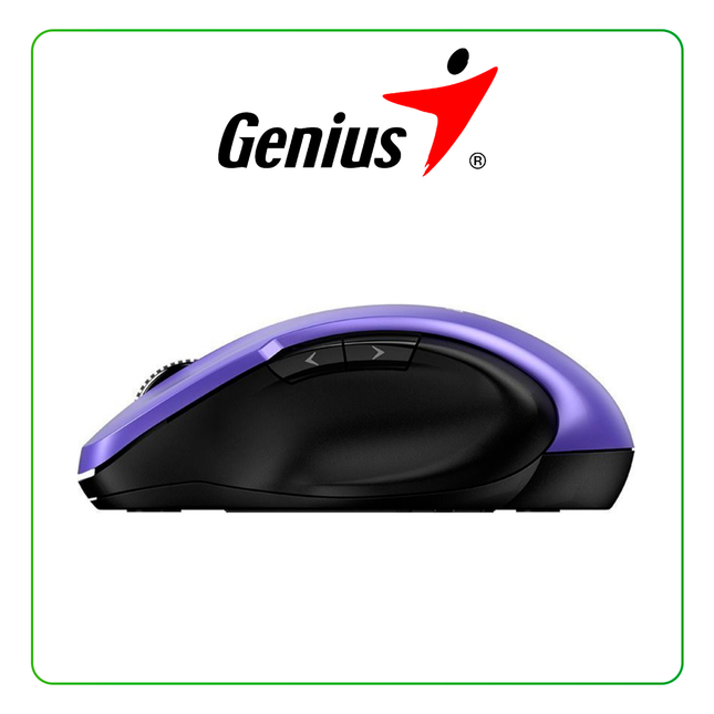 Mouse Genius Ergo 8200S | Inalámbrico | Con Receptor USB | 1600 DPI | Diseño Ergonómico | 6 Botones