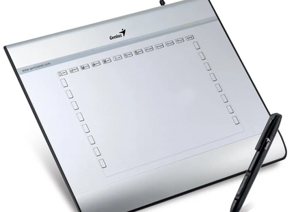 Tableta Gráfica Genius EasyPen i608 | 6” x 8” | 2048 Niveles de Presión | Resolución 5120 LPI | USB