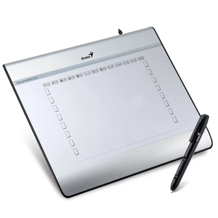 Tableta Gráfica Genius EasyPen i608 | 6” x 8” | 2048 Niveles de Presión | Resolución 5120 LPI | USB