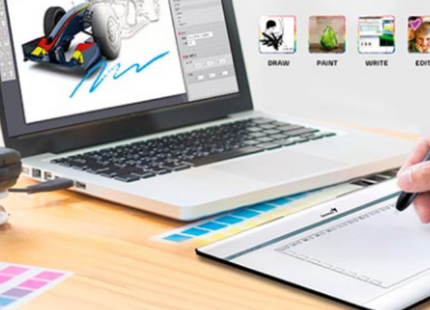 Tableta Gráfica Genius EasyPen i608 | 6” x 8” | 2048 Niveles de Presión | Resolución 5120 LPI | USB