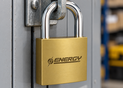 Energy Candado Rectangular de Bronce 32 mm, PL32