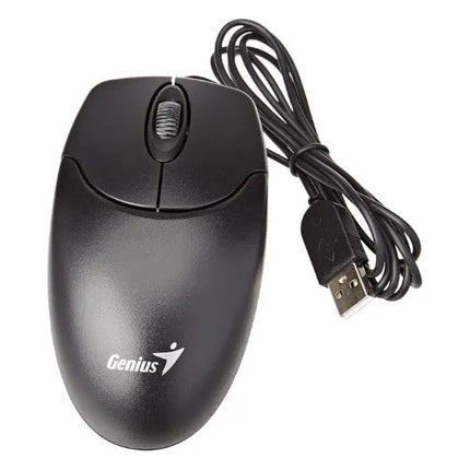 Teclado y Mouse Genius KM-200 | Alámbrico | Español | USB | Diseño Ergonómico | Plug & Play