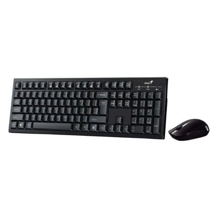 Teclado y Mouse Genius KM-8101 | Inalámbrico | Con receptor USB | Color Negro