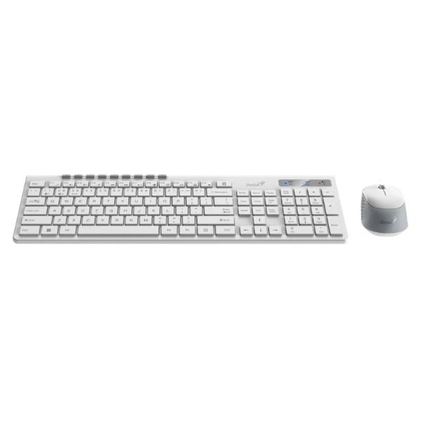 Teclado y Mouse Genius SlimStar 8230 | Inalámbrico Bluetooth + Receptor USB | Español | Negro
