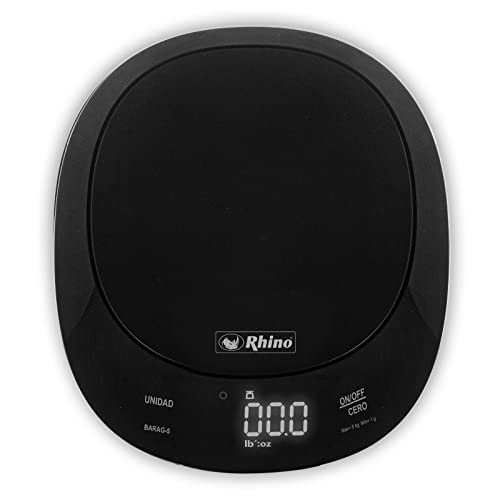 Rhino BARAG-5 Báscula de Cocina Contra Agua 5 kg 1 g