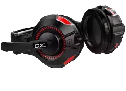 Auriculares gamer Genius HS-G600V vista lateral mostrando drivers 40mm