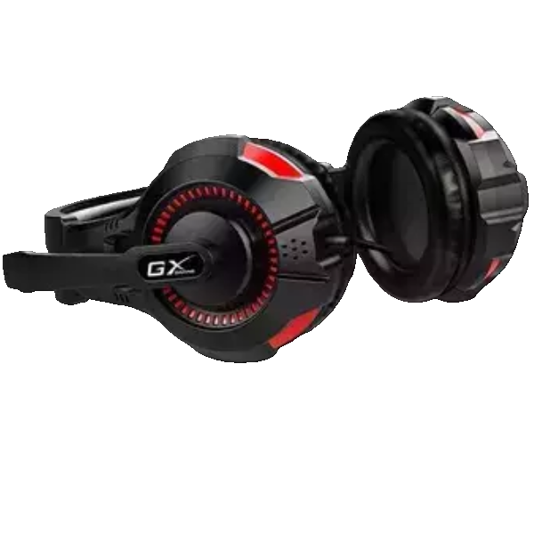 Auriculares gamer Genius HS-G600V vista lateral mostrando drivers 40mm