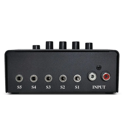 Caja de Conmutación Stereo Genius Sound Card | Entrada y Salida 3.5mm | Control de Volumen | USB