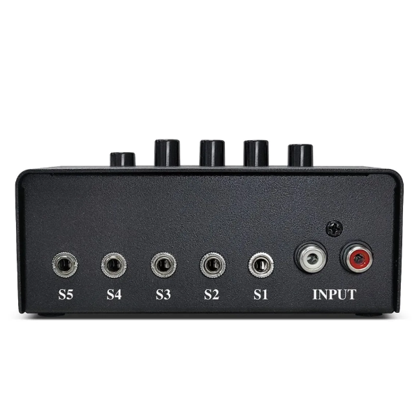 Caja de Conmutación Estéreo Genius Sound Card | Audio Switch | Conexión 3.5mm | Control Manual