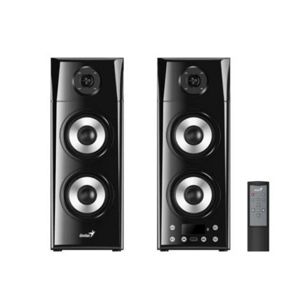 Parlantes Estéreo Genius SP-HF2800BT | 2.0 | 60W RMS | Bluetooth 5.0 | Control Remoto | Entrada RCA/USB