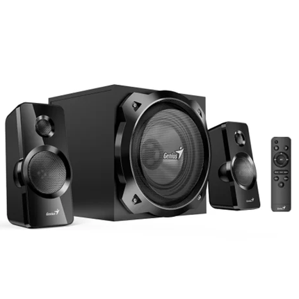 Parlantes Genius RS2 SW2.1 | Bluetooth | 38W RMS | 2.1 Canales | Subwoofer Incluido | Control de Volumen