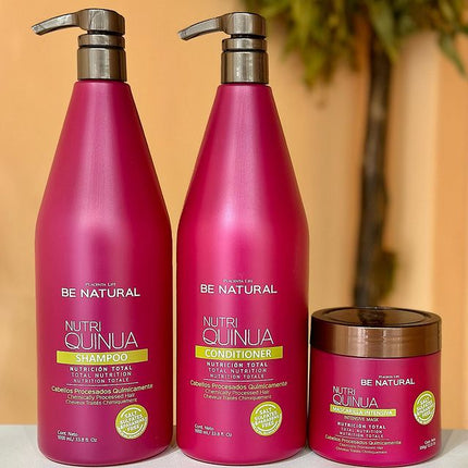 Acondicionador Nutritivo Quinua 1000ml Placent Life | Para nutrir y fortalecer el cabello seco o dañado