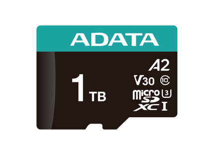 Memoria Micro SD ADATA | 1TB | UHS-I | V30 | A2 | Clase 10