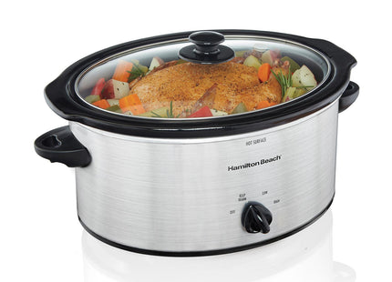 Hamilton Beach olla de cocción lenta 5qt 33156RG, vista frontal
