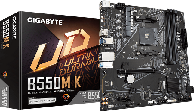 Gigabyte B550M K tarjeta madre AM4 DDR4