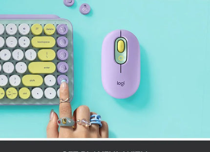 Teclado Logitech Pop Keys empaque original con accesorios incluidos