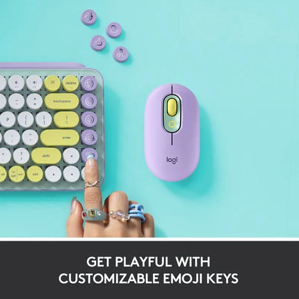 Teclado Logitech Pop Keys | 65% Mecánico | Inalámbrico | Bluetooth | Español