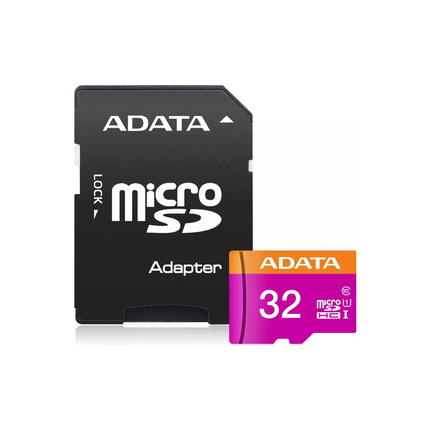 Memoria Micro SD ADATA | 32GB | Clase 10 | UHS-I | con adaptador SD