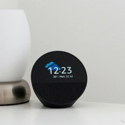 Amazon Echo Spot 2024 | Reloj Inteligente con Alexa | Alarma | Pantalla LED