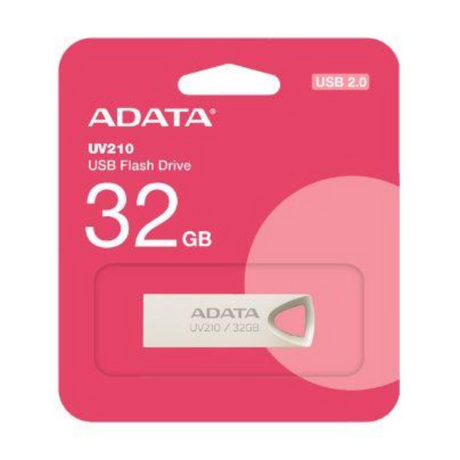 Memoria USB ADATA AUV210-32G-RGD | 32GB | USB 2.0 | Ultra compacta