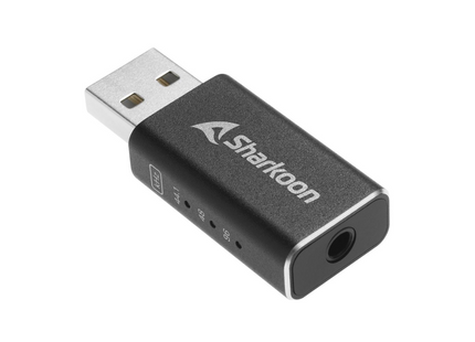 Hub Sharkoon Gaming DAC Pro S V2 | DAC USB | Sonido 7.1 Virtual | RGB | Conexión USB
