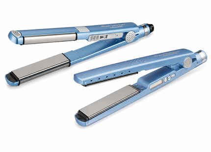BaBylissPRO Pack plancha Nano 1" U Styler + 1 1/4 celeste