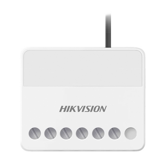 Módulo de Relé Inalámbrico Hikvision DS-PM1-O1H-WB | 433MHz | Bidireccional | AES-128