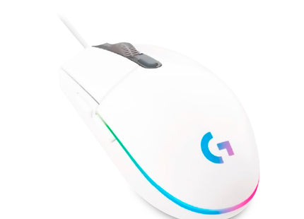Mouse gaming G203 desde arriba con botones programables visibles