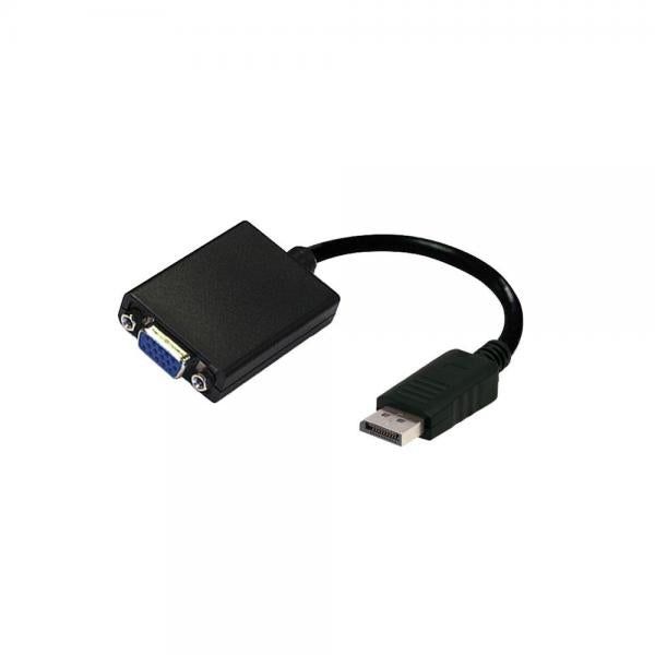 ADAPTADOR ARGOM DISPLAY PORT MACHO A VGA HEMBRA 6" ARG-CB-0056