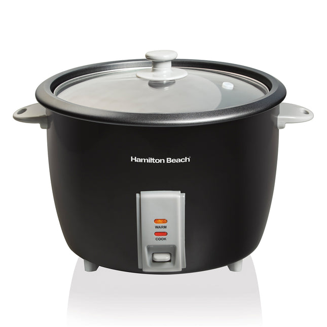 Hamilton Beach Arrocera 30 Tazas con Vaporera Negra, 37550