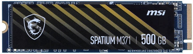 Disco sólido interno 500GB MSI Spatium M371 NVMe M.2, S78-440K160-P83