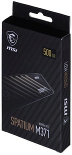 Disco sólido interno 500GB MSI Spatium M371 NVMe M.2, S78-440K160-P83