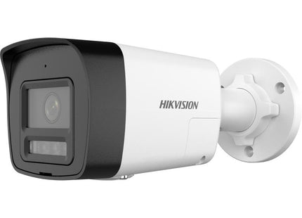 Detalle conector y base de montaje cámara Hikvision DS-2CD1043G2 con luz híbrida