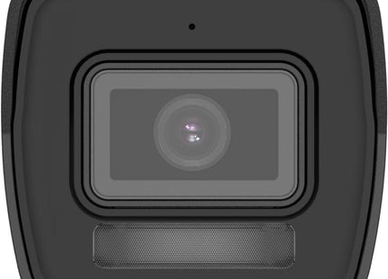 Cámara de seguridad Hikvision DS-2CD1043G2-LIU vista lateral mostrando diseño compacto resistente IP67