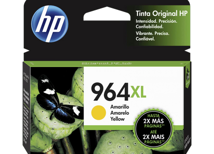 Cartucho Tinta HP 964XL Amarillo, 3JA56AL