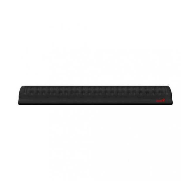 Reposamuñecas Genius G-WP 200M negro con superficie acolchada vista frontal