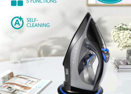 Winning Star plancha de vapor 1100W 300ml negro, ST-2027
