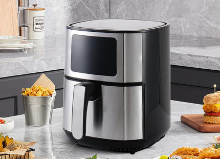 Panel de control digital freidora Winning Star con botones táctiles