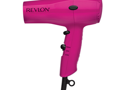 Secadora Compacta Fucsia 1875W Revlon | Para secar tu cabello rápidamente con estilo y comodidad