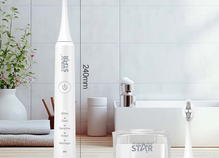 Winning Star Cepillo de Dientes Eléctrico Blanco, ST-9810
