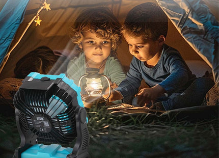 Winning Star Ventilador de Mesa Recargable 6W, ST-4069