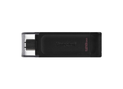 Memoria USB Kingston DataTraveler 70 | 128GB | USB-C 3.2 Gen 1 | Diseño Compacto | DT70/128GB
