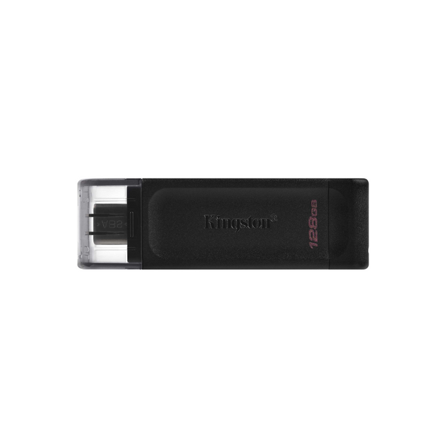 Memoria USB Kingston DataTraveler 70 | 128GB | USB-C 3.2 Gen 1 | Diseño Compacto | DT70/128GB