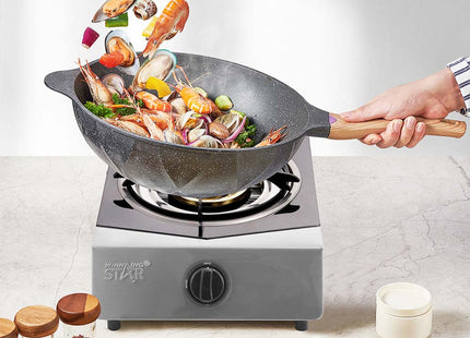 Winning Star cocina de gas 1 quemador gris, ST-9656