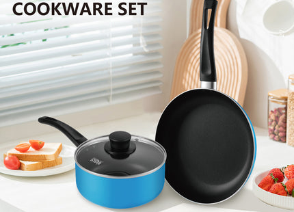 Set de Ollas Winning Star, ST-5223, Aluminio, 2 Piezas